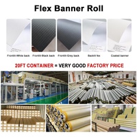 Bannières flexibles d'impression numérique pour publicité extérieure à Guangzhou, rouleaux de bannières en PVC imprimables