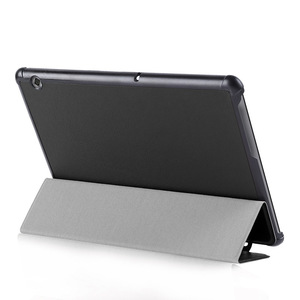 Pour Samsung <span class=keywords><strong>Tab</strong></span> A7 étui de protection en cuir T510/T515 S6 étui rigide à roulettes à trois volets pour housses et étuis pour tablettes - Product Image 4