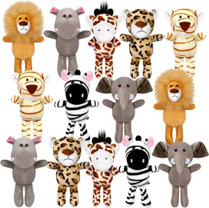 Allo venta al por mayor Mini juguetes de peluche pequeños animales del bosque de peluche juguetes de peluche 10-15cm Animal de La Selva llavero decoraciones
