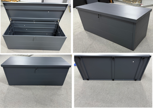 <span class=keywords><strong>Contenitore</strong></span> portaoggetti grande <span class=keywords><strong>da</strong></span> <span class=keywords><strong>giardino</strong></span>, baule portaoggetti in metallo per cuscini, <span class=keywords><strong>contenitore</strong></span> portaoggetti <span class=keywords><strong>da</strong></span> esterno su misura, mobili <span class=keywords><strong>da</strong></span> <span class=keywords><strong>giardino</strong></span> - Product Image 5