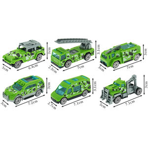 Modèle réduit de véhicule <span class=keywords><strong>militaire</strong></span> bon marché Voiture à roue libre coulissante en plastique 6 modèles Jouets promotionnels pour enfants - Product Image 2