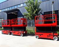Mini plateforme élévatrice à ciseaux automotrice - Solution de travail en hauteur pour espaces restreints avec plateforme d'extension de 0,9 m