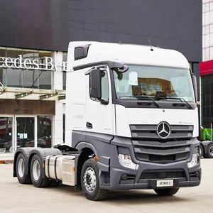 Buen estado 1848 10 Wheeler 4x2 6x4 Cargo Trailer Head Trucks Of Mercedes Actros