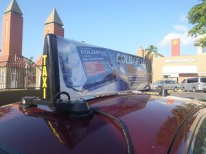 Letrero Luminoso Acrílico para Techo de <span class=keywords><strong>Taxi</strong></span>, Caja de Luz <span class=keywords><strong>Grande</strong></span> para Publicidad en Vehículos - Product Image 3