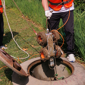 Jiutai GT108 drenaj kanalizasyon Mainline boru muayene paletli robotik PTZ kamera için 200mm için 3500mm - Product Image 5