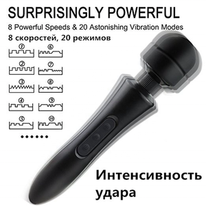 आनन्द पार्क बड़ा मजबूत 20-स्पीड ipx5 वाटरप्रूफ वांड wand <span class=keywords><strong>usb</strong></span>, महिलाओं के लिए क्लिटोरल योनि उत्तेजना वयस्क सेक्स - Product Image 3