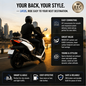Scooter à essence <span class=keywords><strong>125CC</strong></span>, cyclomoteur 85 km/h, pour adultes, conduite urbaine, refroidissement par air, quatre temps, consommation de carburant économique, moto à essence, déplacements quotidiens - Product Image 4