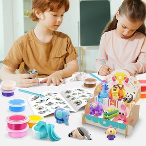 Bán Chạy Nhất 18-Màu Playdough & Slime Set <span class=keywords><strong>DIY</strong></span> Thoáng Mát Khô Đất Sét Cho Sáng Tạo Vui Vẻ - Product Image 6