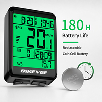 Bikevee 2.2 Inci Komputer Sepeda Berkabel IPX6 Speedometer Tahan Air Lampu Latar 4 Halaman Data Dudukan Stang Sepeda