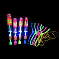 Slingshot lumineux à LED, jouet amusant pour enfants, jeu de fête, cadeau, flèches en caoutchouc éclairantes, lance-flèches, catapulte