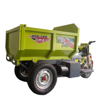 Haute qualité 1ton capacité hydraulique mini dumper mine électrique cargo tricycle chinois trois roues pas cher cargo électrique benne basculante
