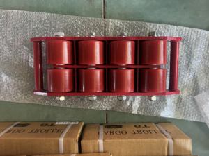 Acero industrial <span class=keywords><strong>CRA</strong></span> Manejo <span class=keywords><strong>Mini</strong></span> Carro de carro de tanque 8T 12T 15T 40T Precio bajo Rodillo de rueda de oruga resistente al desgaste OEM JALIFT - Product Image 4