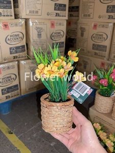 Small <strong>Artificial</strong> Potted Flowers <strong>Plants</strong> Mini <strong>Artificial</strong> Faux <strong>Plants</strong> With Flowers for Home Room Farmhouse Bathroom <strong>Decor</strong> Indoor - Product Image 3
