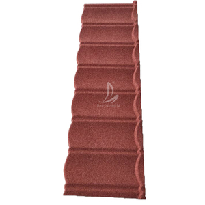 Tuiles Euro en acier galvanisé avec copeaux de granit du Népal, noires et rouges, pour <span class=keywords><strong>toiture</strong></span> en pente – Distributeurs près de chez moi - Product Image 5