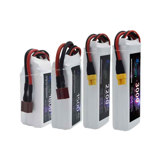 11.1V LiPo Battery 3S 1500mah 1800mAh 2200mah 2600mAh 3000mAh 3300mAh Deans T Connector XT60 For RC Car FPV Racing Drone