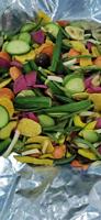 GT 1,5kg*4 stuks Bulk Gedroogde Groente- en Fruit Snacks Vriesgedroogd Gemengd Fruit Knapperige Fruit en Groenten