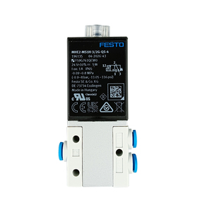 Válvula Solenoide Neumática de Conmutación Rápida de 3/2 Vías Serie MHE de FESTO Original, MHE2-MS1H-5/2-3/2G-M7-K, para Automatización Industrial - Product Image 2