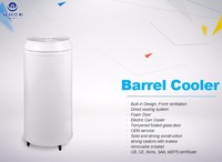 Glacière électrique portable ronde de 50 L pour fêtes, personnalisable en gros, pour bière et boissons en bouteille