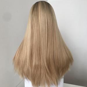 Parrucche Kosher 100% <span class=keywords><strong>Capelli</strong></span> Vergini Europei della Fabbrica di Qingdao, Parrucca Ebraica Trasparente con Radici Bionde, Ricci Slavici Russi - Product Image 1
