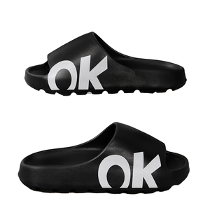 รองเท้าแตะพื้นหนานุ่มแบบสวมเปิดนิ้วเท้าสำหรับฤดูร้อน ใส่ในบ้านหรือชายหาด  บุฟองน้ำนุ่มสบาย กันลื่น ผลิตจากวัสดุ EVA สำหรับผู้ชายและผู้หญิง - Product Image 1