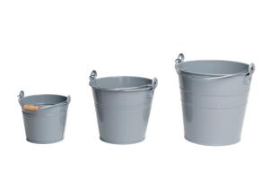 Cubo de Metal ecológico, 1,5 L, cubo de agua decorativo, maceta con asa para jardín y hogar - Product Image 4