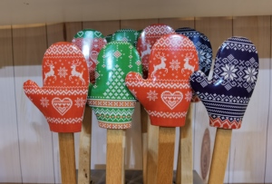 खाद्य ग्रेड गर्मी प्रतिरोधी सिलिकॉन स्क्रैपर पैटर्न हाथ आकार स्पुला लकड़ी हैंडल डिशवॉशर सुरक्षित ओवन सुरक्षित पर्यावरण पर्यावरण के अनुकूल उपकरण - Product Image 6