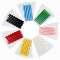 Bougie de table colorée pour la maison, bougie en bâton LITBRIGHT, vente en gros, longue durée de combustion, sans fumée, 8 pouces, 10 pouces, 12 pouces, pour la maison, les fêtes