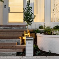 Boîte aux lettres de livraison de colis sécurisée pour la maison, facile à installer, autoportante, pour l'extérieur, WELDON