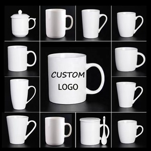 <span class=keywords><strong>Taza</strong></span> de porcelana promocional de la marca SWT, <span class=keywords><strong>taza</strong></span> de sublimación de agua, regalo, juego de tazas de café de cerámica en blanco y negro, logotipo impreso - Product Image 2