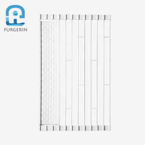 Supporto di <span class=keywords><strong>scarico</strong></span> per lavello da cucina cestello per piatti pieghevole supporto per tappetino per tende a rullo supporto separato rimovibile forte capacità portante - Product Image 6