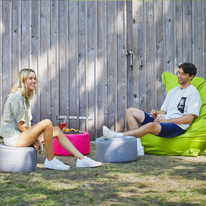 Canapé de plage inclinable moderne et imperméable pour l'extérieur, pouf géant, grand transat, housse amovible personnalisable en tissu - Product Image 4