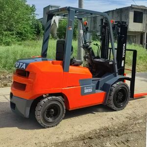 Montacargas Usado de 3.5 Toneladas <span class=keywords><strong>35</strong></span> <span class=keywords><strong>TCM</strong></span> Original Japonés Marca TOYOTA con Motor y Caja de Cambios en Existencia para Industrias Agrícolas y de Construcción - Product Image 6