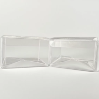 Boîte de rangement en PET transparente à ouverture latérale-Emballage recyclable pour aliments/électronique/médical