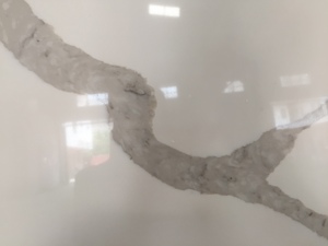 Pattern Series <b>Stone</b> Slab Vietnam White Base with Glass Spots for Kitchen Countertop and Bathroom Vanity Modern Style - Product Image 5