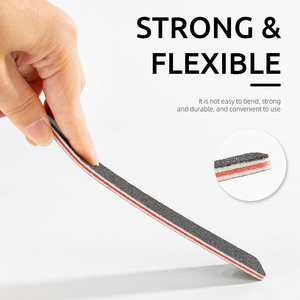 Chăm Sóc Móng Tay Công Cụ Nghệ Thuật Nguồn Cung Cấp Chuyên Nghiệp Móng Tay Đệm Làm Móng Tay Công Cụ Emery Hội Đồng Quản Trị Nửa Mặt Trăng Thẳng Màu Đen Cát Móng Tay Hình Thành Tập Tin - Product Image 5