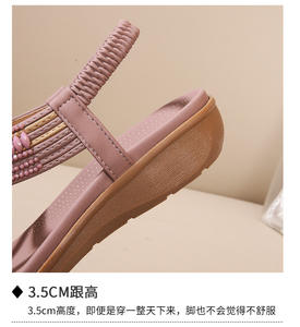 Sandalias y Chanclas Casuales para Mujer, con Diseño Cruzado en los Dedos, Resistentes al Desgaste, Cómodas y Ligeras - Product Image 4