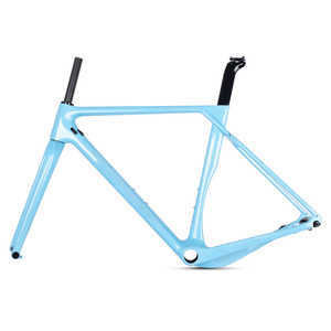 Mới đến Yu Ying uci sợi carbon khung xe đạp đầy đủ nội bộ với 700C hợp kim rim 24 tốc độ đường sỏi xe đạp frameset - Product Image 3