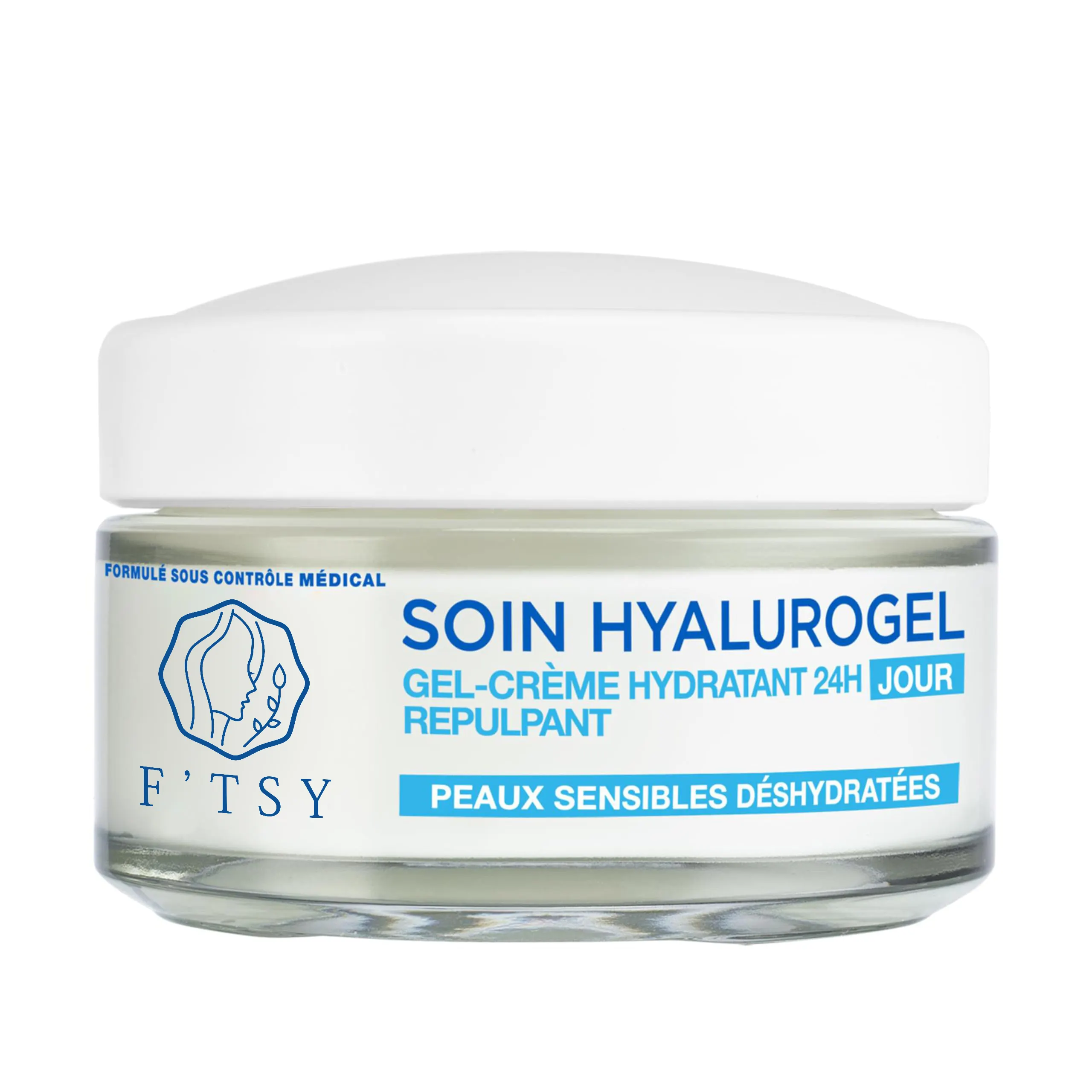 Gel d'aloe vera biologique personnalisé crème hydratante pour traitement du visage gel d'eau hydratante pour peau sensible
