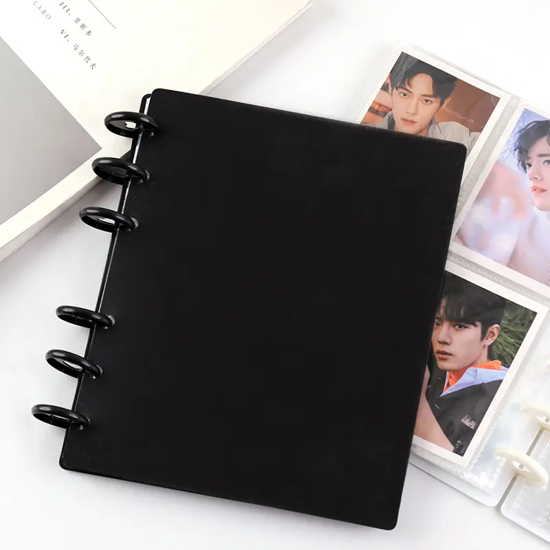 Ins 20 Pages Photocard Binder Loose-Leaf Book Idol Card Collect Book 3 Inch Photo Holder Book Album for Polaroid Instant
