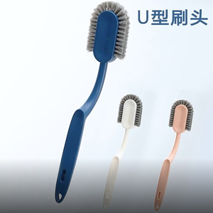 <b>Soft</b> Bristle <b>Shoe</b> Brush Gentle Cleaning For Home Use With Plastic Bristles And Ergonomic Handle - Product Image 4