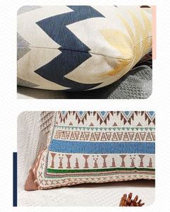 Square Decorative Vintage Covers Outdoor <b>Throw</b> Pillows <b>for</b> <b>Couch</b> Bohemian Outside Garden Patio - Product Image 4
