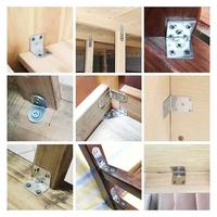 Support d'angle triangulaire réglable robuste avec revêtement poudré pour étagère en bois, capacité de charge renforcée 200 kg, intérieur/extérieur