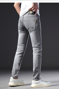 All'ingrosso 2023 modello di stile pantaloni elastici Slim <span class=keywords><strong>Jeans</strong></span> da <span class=keywords><strong>uomo</strong></span> - Product Image 5