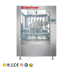 bottle sauce automatic thick liquid paste filling machine with heater and mixer