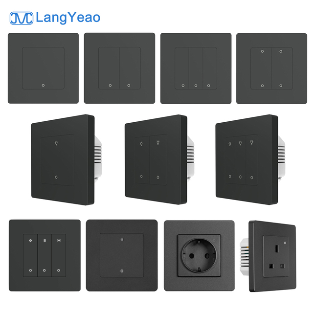 Moes Grey Star Ring Tuya ZigBee Mesh Smart Push Button 1/2/3 Gang Light /Dimmer Switch,Water Heater/Curtain Switch, EU UK Socket