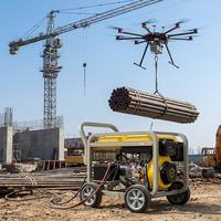 Générateur diesel industriel 10,5 kW à châssis ouvert - Générateur d'énergie portable pour la charge de drones et les opérations sur le terrain