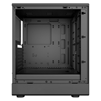 ESGAMING yeni tasarım temperli cam oyun Pc durumda siyah SPCC 7 yuvaları orta kule Seaview ATX kulesi kabine masaüstü bilgisayar için