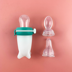 <span class=keywords><strong>Biberon</strong></span> 3-en-1 multifonctionnel en silicone pour céréales, fruits, sucettes, aliments, médicaments, lait, <span class=keywords><strong>avec</strong></span> cuillère - Product Image 2