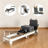 Lit de Pilates Reformer Portable Populaire en Alliage d'Aluminium, Durable, Réglable et Pliable pour Studio et Santé - En Promotion