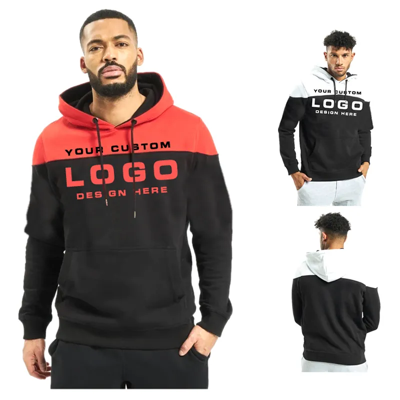 New United States street hip-hop style casual men's hoodie multi color long sleeve Patchwork printed hoodies